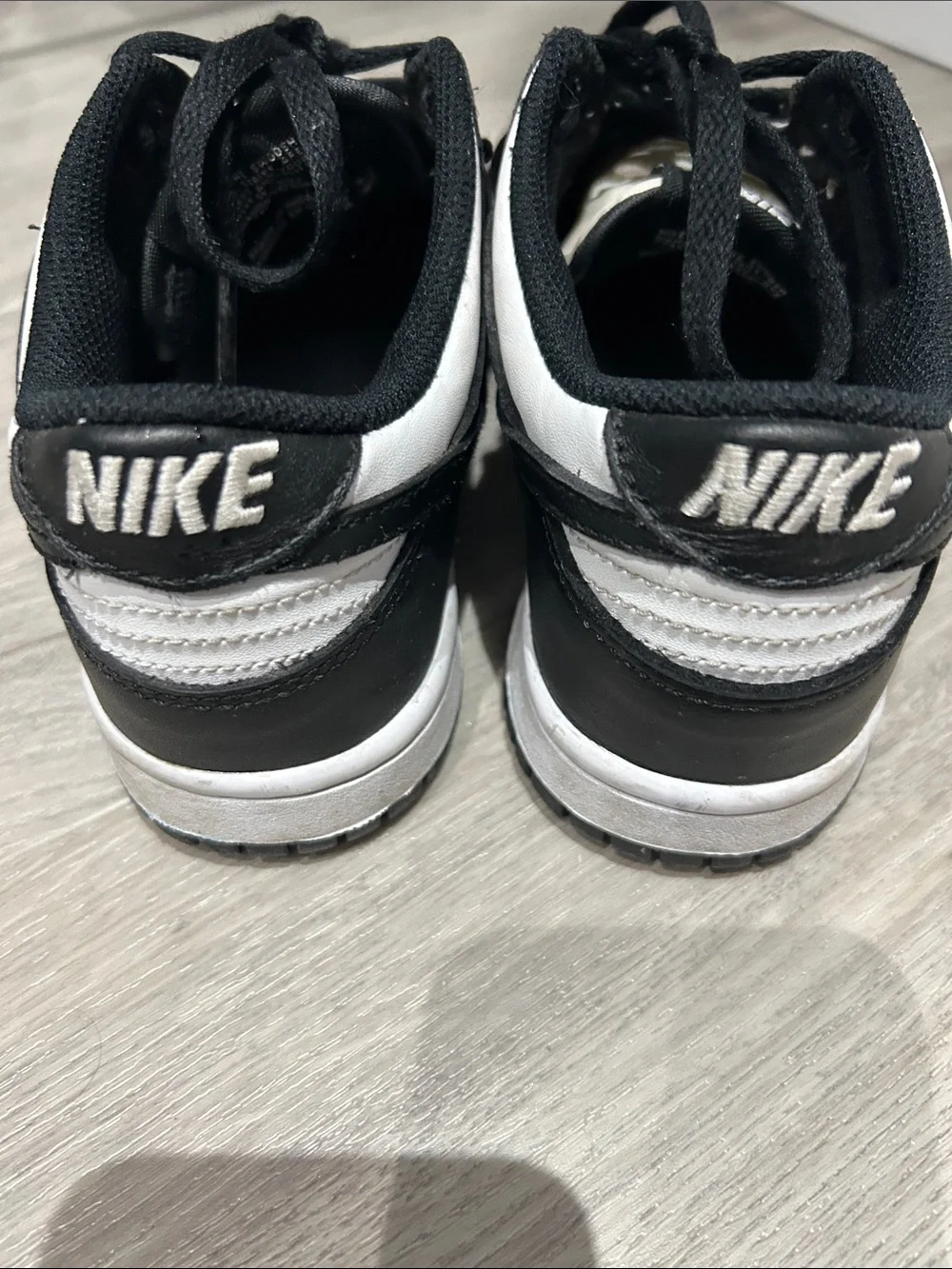 Nike Panda Dunks - Black & White Low-Top Sneakers - Picture 4 of 5